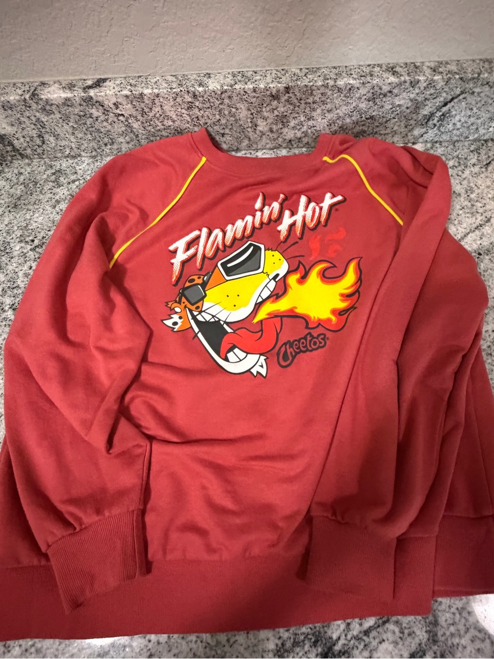 Flamin' Hot Red Graphic Sweatshirt - Men
